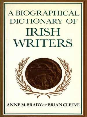 cover image of A Biographical Dictionary of Irish Writers